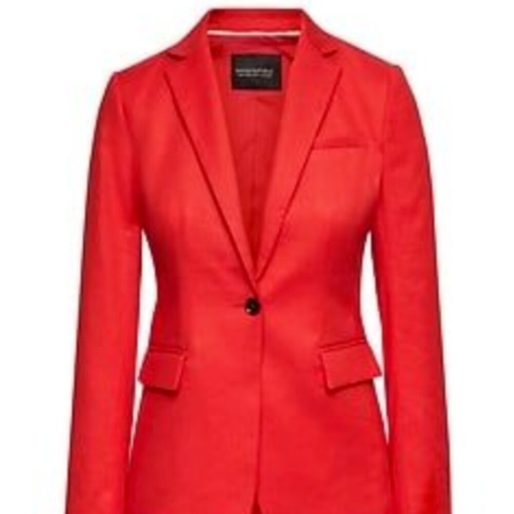 ✅Banana Republic Red Star Blazer NWOT - Picture 2 of 3